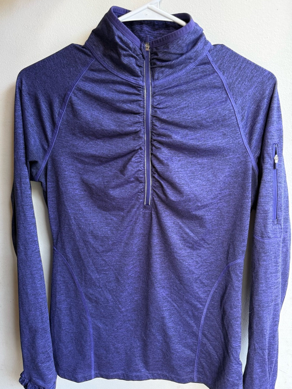 Kirkland Signature Purple Quarter-Zip Pullover